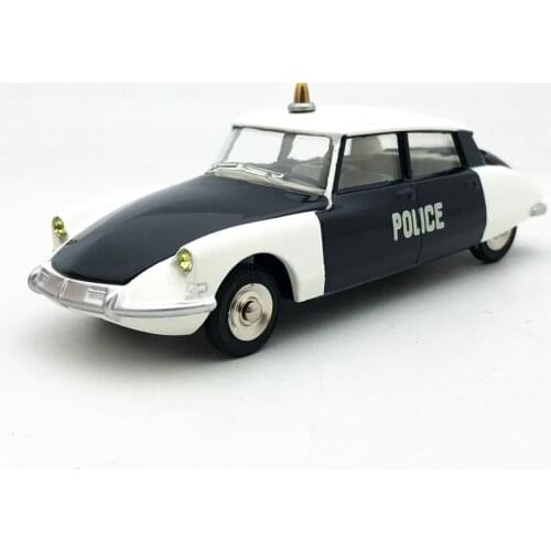 Diecast 1:43 Scale Car Model CITROEN DS19 Simulation Policemen Car Alloy Collection Static Decoration Boys for Toys Gift