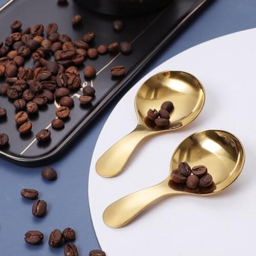 Small Little Stainless Steel Spoon Scoop Condiment Salt Sugar Cake Dessert Spoon Kitchen Gadgets Tea Honey Coffee Spoon