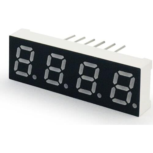 MCIGICM 10pcs 7 segment common Cathode 4 Bit digital Tube 0.56" 0.56in. Red LED Display 7 segmentos LED Digital tube