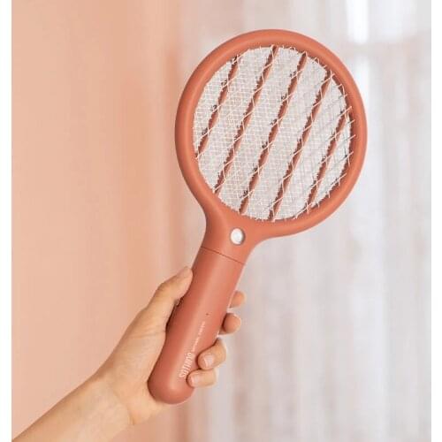 Original Sothing Mini USB Electric Mosquito Swatter Dispeller Portable with LED Light Portable for Home Outdoor Car