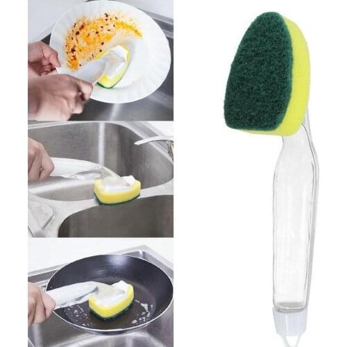 Multi-function Kitchen Washing Tool Handle Scrubber Brush Cleaning Tool