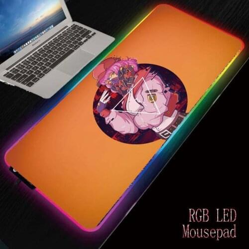 MRGBEST Anime Gaming RGB Mouse Pad Gamer Computer Mousepad Backlit Mause Pad Large Mousepad Desk Keyboard LED Mice Mat 90X40CM