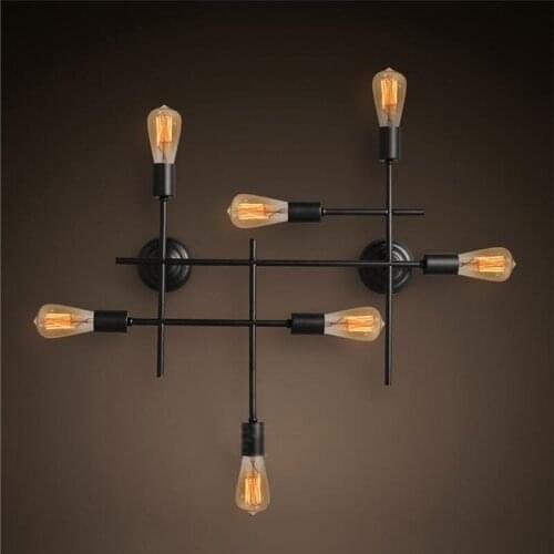 Retro Industrial Loft Large Edison Wall Sconce Lamp Vintage American Country Hotel Hall Bar Kitchen Home Decor Lighting Fixture