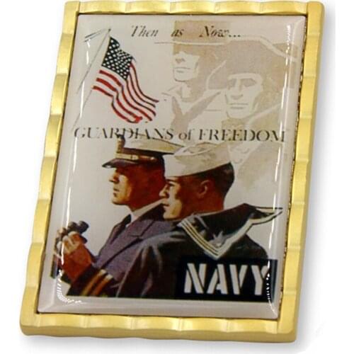 Low price rectangular military coin OEM metal print coins