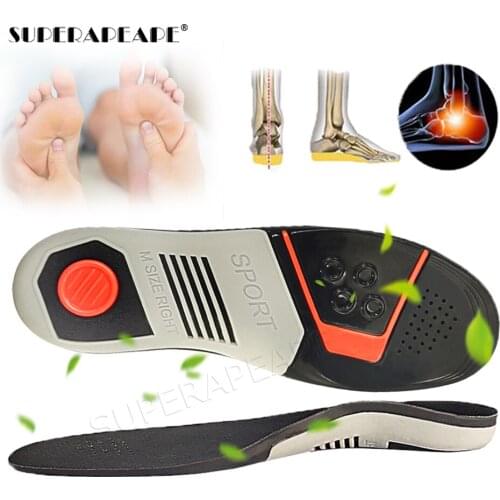 Orthopedic insoles flat foot orthopedic Sport Insole arch support man women Sole Pad for Shoes insert shock absorption insoles