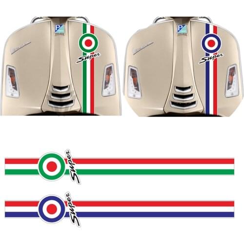 Motorcycle front frame Reflective Decal Case for Piaggio Vespa GTS 150 250 300 Super