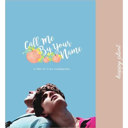 Please Call Me By Your Name Movie Poster Vintage Color Wall Art Picture Living Room Bedroom Home Decoration Canvas Painting