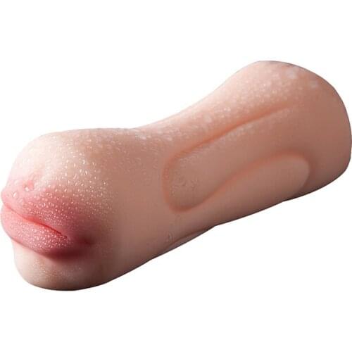 Sex Shop Double Head Pussy Real Artificial Vagina Oral Sex Toy Male Masturbators Massage Cup adult Pussy Oral Sex Toys for Men