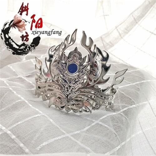 WORD OF HONOR Official Shan He Ling Gongjun Wen Kexing Hair Crown Hairpin Cosplay Prop Ancient costume Hair Accessories