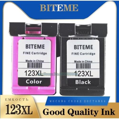 For HP Deskjet 3639 Compatible Cartridge Ink Black Color Russian Printer Cartridges 123xl