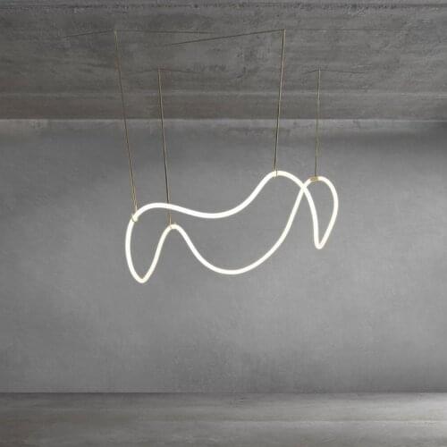 LED Gold Chrome Black White Music Notes Designer Suspension Luminaire Lampen Pendant Lights.Pendant Lamp.Pendant light For Foyer