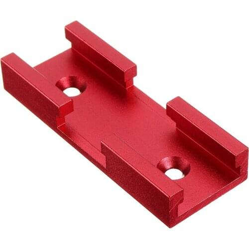 Miter Carpenter Woodworking T-slot T-track Cross Connecting Parts Aluminium 30*12.8mm Tools Push Handle