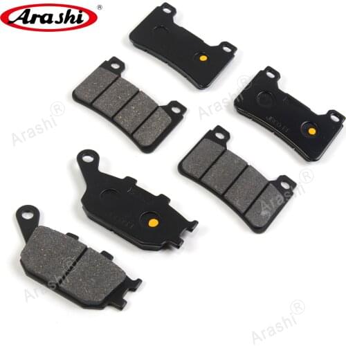 Arashi For HONDA CBR1000RR Fireblade 2004 2005 Front Rear Brake Pads Motorcycle Brake Discs Rotor Disk Pad CBR1000 CBR 1000 RR