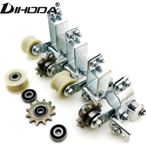 Universal Gear / Plastic wheel Motorcycle Chain Tensioner Bolt On Roller Chain Adjuster Automatic Motocross Refit Racing
