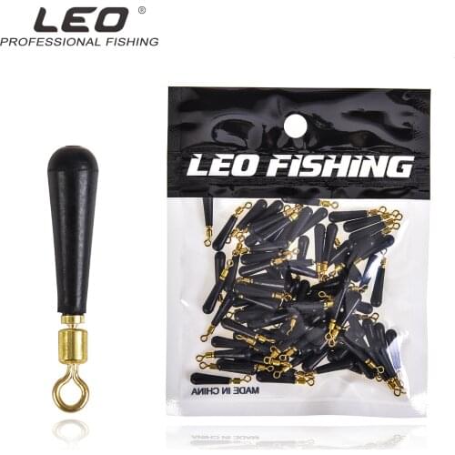 100 Pcs/lot LEO Rotating Float Seat 27933 Large 23g Medium 18g Small 15g Buoy Float Socket Fishing Gear Pesca Rubber Metal
