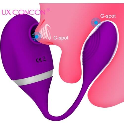 2 In 1 G-spot Clitoral Sucking Vibrator Nipple Clit Sucker Clitoris Stimulator Sex Toys for Women Intimate Goods for Adults