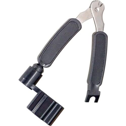 3 In 1 String Winder Cutter Bridge Pin Puller Remover for Guitar Repair DIY