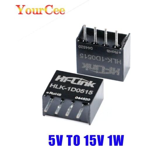 5Pcs B0515S-1W Isolated dc-dc power modules B0515S 1W DC DC boost Converter 5V to 15V 1W