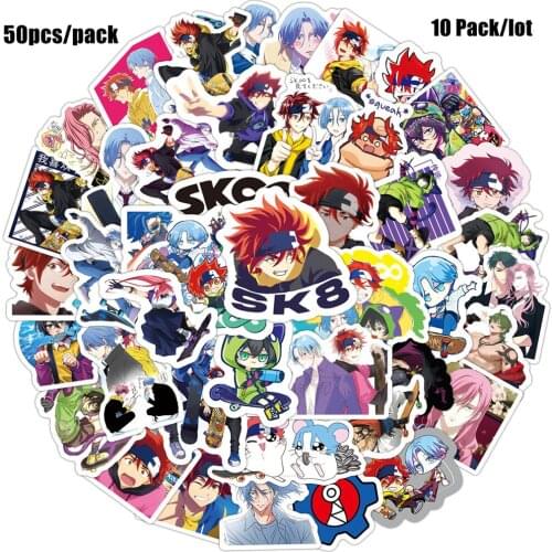 500 PCS/LOT SK8 The Infinity Reki Kyan Langa Miya Stickers Toy Waterproof Computer Backpack Bangalore Wraith Luggage Sticker