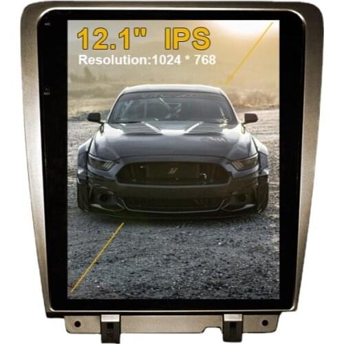 Tesla Style Android 9.0 Car GPS Nagavition For Ford Mustang 2009-2015 Auto Radio Stereo Multimedia DVD Player Head Unit