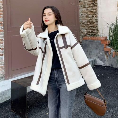 DANWEIHONG Women's Suede Jackets