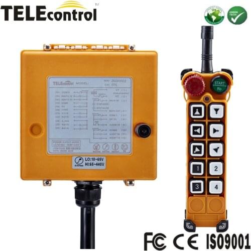 Telecontrol 10 keys two steps F26-B3 wireless industrial crane radio remote control for lifting tower crane