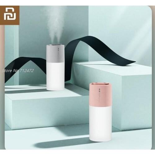 Double spray humidifier 450ml car Home Air Purifier Atmosphere Night Light Office Home