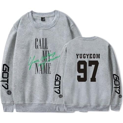 Got7 Kpop YUGYEOM 97 Hoodie Pullover Street Style Hip Hop Men Women Capless Sweatshirt Hood Male Female Long Sleeve Hoodies Tops