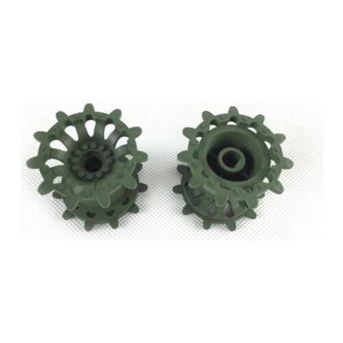 Heng Long 1/16 British Challenger II RC Tank 3908 Green Plastic Sprockets Model TH05811-SMT4