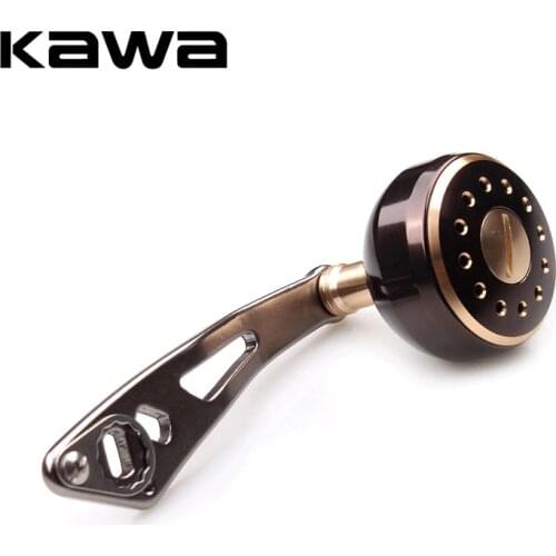 Kawa New Aluminum Alloy Reel Handle Reel Accessory 8x5mm For Abu and Daiwa 37g Left and Right Hand Can Exchange