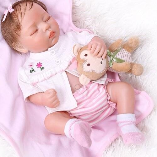 49CM full body silicone reborn baby doll twins girl bebes reborn hand paint red skin rooted hair waterproof bath toy