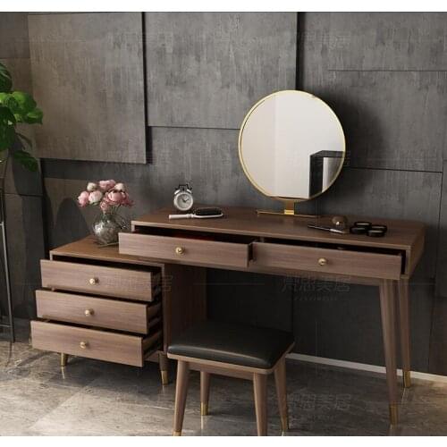 Light luxury dressing table ins dressing table web celebrity small postmodern bedroom Nordic style