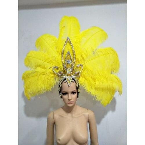 Lo spettacolo di danza copricapo di piume di accessori di abbigliamento La FESTA La Maschera IL Festival