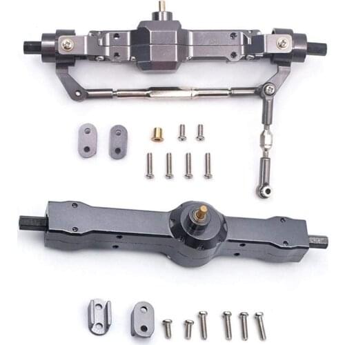 Metal Front / Rear Bridge Axle Gear Box for WPL C14 C24 B14 B24 B16 B36 1/16 RC Car Truck Rock Crawler Trucks