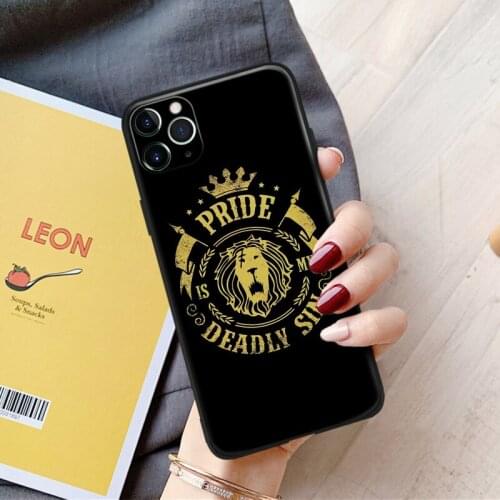 Lions Sin of Pride Nanatsu no Taizai anime For iPhone se 6 6s 7 8 plus x xr xs 11 pro max soft silicone phone case cover shell