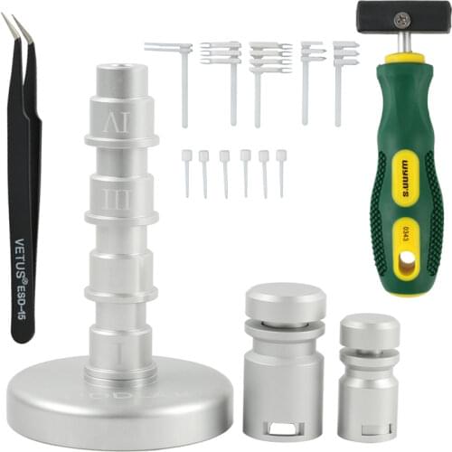 2.5" 3.5" HDD Hard Drive Disassembly Tool Kit Head Replacement Combs+Fixture+Platter Extractor For Hard Disk Data Recovery