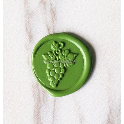 Grape Wax Seal Stamp, wedding stamp ,party wax seal stamp,fruit wax seal stamp set