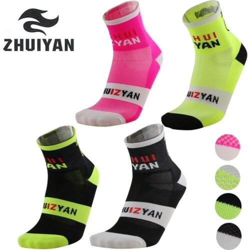 2019 Cycling Socks Men Women Professional Running Basketball Football Sport Socks Breathable Bike Bicycle Socks Calze Ciclism