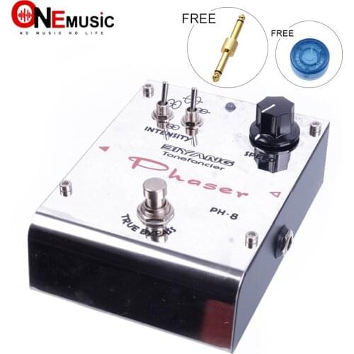 Biyang Tonefancier Ph-8 Phase Effect Guitar Pedal True Bypass with Gold Pedal Connector