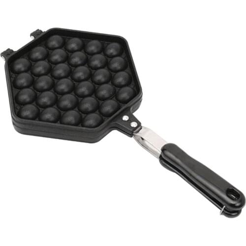QQ Egg Bubble Puff Cake Baking Pan Waffle Maker Mold Plate Non-Stick Coating DIY Tool