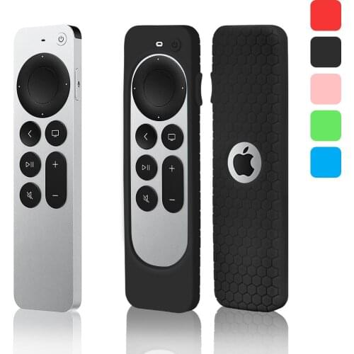 Silicone Remote Control Case for Apple TV Siri Remote 2nd Gen Controller Protective Cover Smart 4K TV 2021