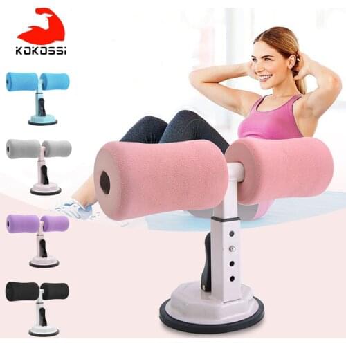 KoKossi 1Pcs Fitness Sit Up Bar Assistant Gym Exercise Device Resistance Tube Workout Bench Equipment for Home Abdominal Machine