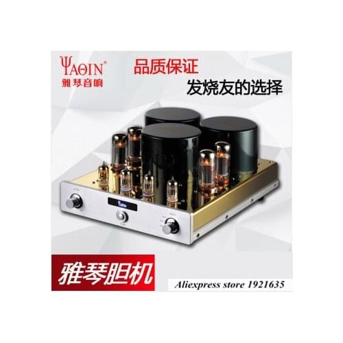 YAQIN MC-10T EL34 x 4 Class A Valve Tube Amplifier Integrated Ultra-Linear Push-Pull Tube Pre-Amplifier HiFi 110V/220V/230V/240V