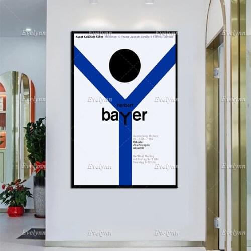 Exhibition Poster Oil Paintings, Drawings And Watercolors 1962 Modern Home Decor Prints Wall Art Canvas Modular Pictures Gift