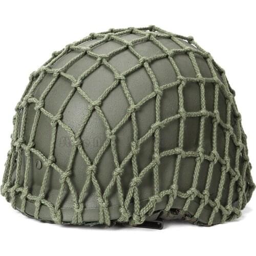 WW2 US Army M1 Helmet Net Tactical Cotton Paintball Helmet Net Cover For M1 M35 M88