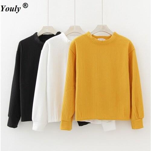 Casual Long Sleeve Tops Women 2020 Winter Autumn Pullovers Solid Christmas stripe Textured Peplum Shirt O-neck T-shirt Female