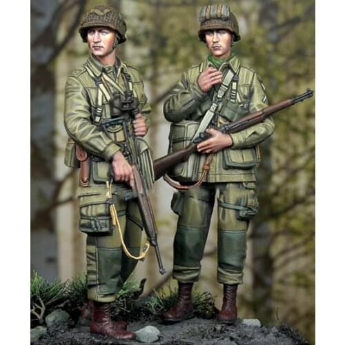 1/35 Resin Model Figure GK ,2 Figure , Unassembled and unpainted kit