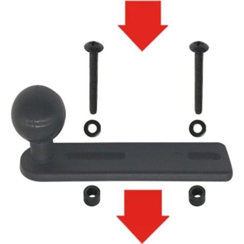 1Set Motorcycle Handlebar Pump Mount with Ball Head for Ram Mounts for Gopro Action Cameras DSLR SJCAM Smartphones Accessories