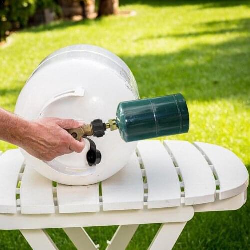 1PCS Propane Bottle Refill Adapter Kit Small Cylinder Kitchen Fill Seal Camping Proper Tank Easy Tools Tools W4B1