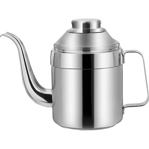 1pc Durable Stainless Steel Oil Bottle Soy Sauce Bottle Sesame Oil Can Steel Oil Pot, Soy Sauce, Sesame Oil Bottle